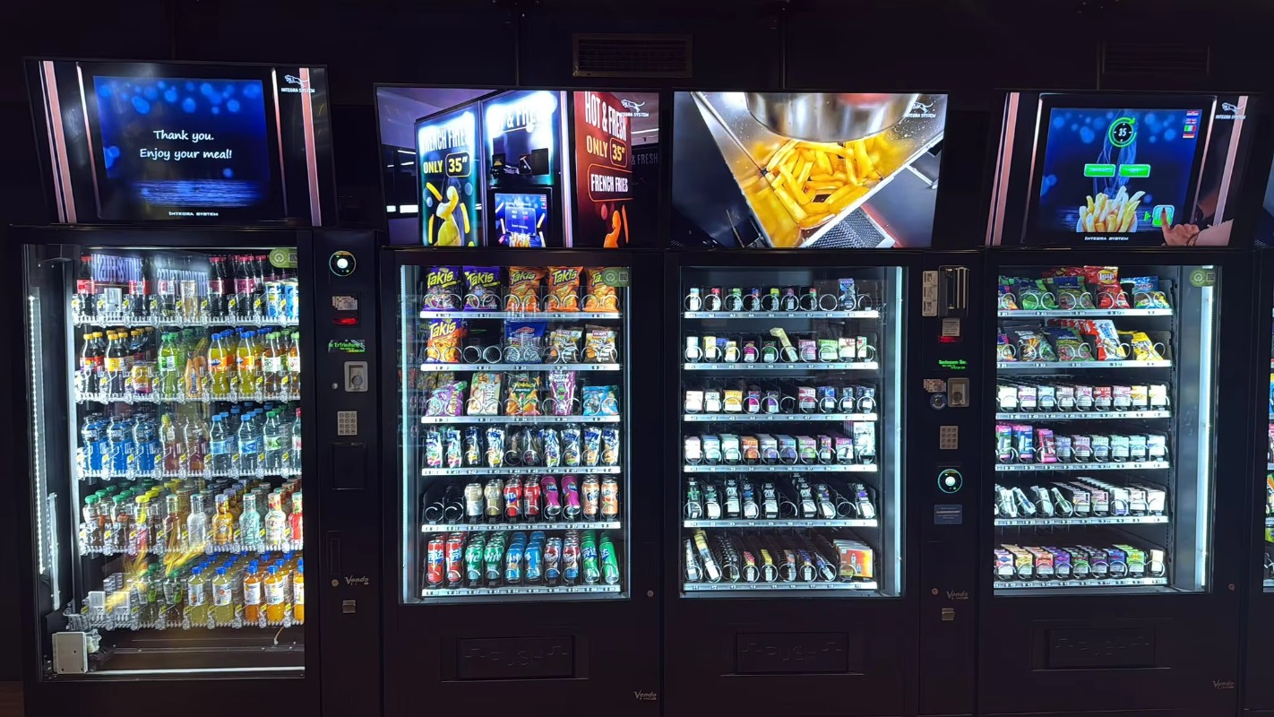 Commercial Vending Machine - ตู้จำหน่ายขนมอัจฉริยะเชิงพาณิชย์ อุปกรณ์ขายปลีกอัตโนมัติ รองรับการชำระเงินแบบไร้เงินสด