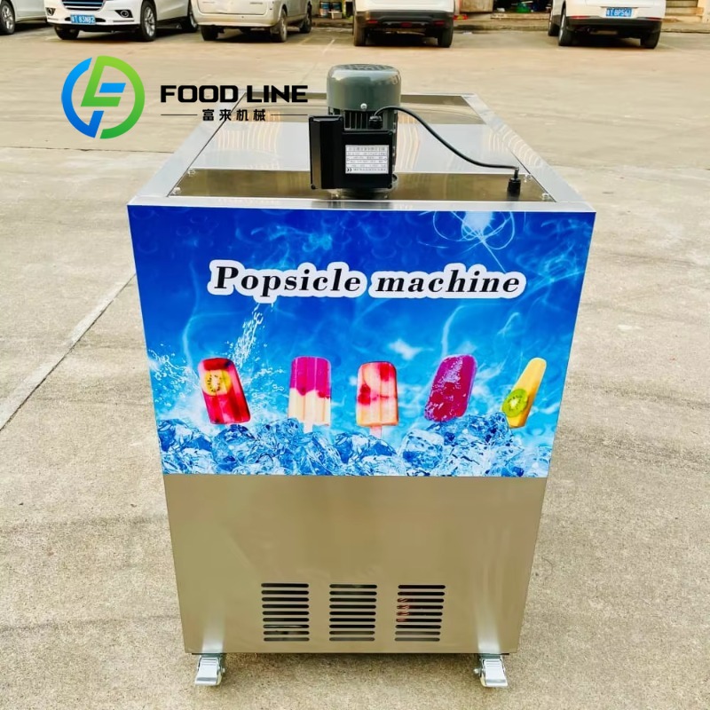 Popcorn Vending Machine - เครื่องทำไอศกรีมแท่งอุตสาหกรรมแบบกำหนดเองได้ ผลิตได้ 12000 ชิ้น/วัน พร้อมคอมเพรสเซอร์ยี่ห้อ 2