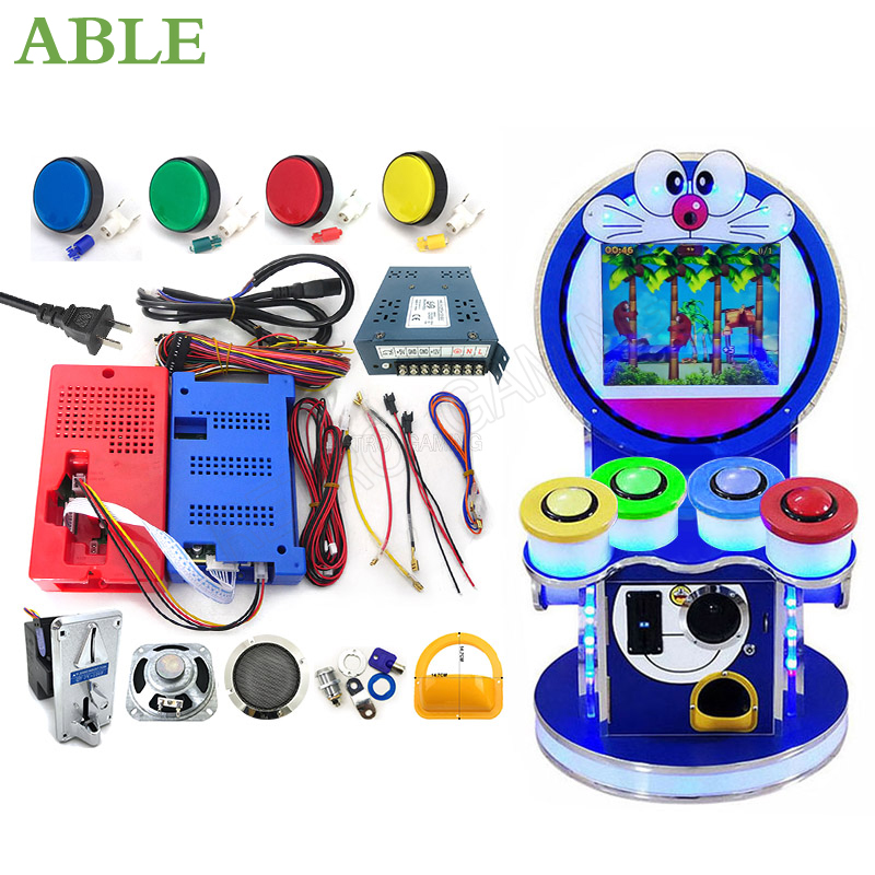 Coin Operated Kiddie Ride - อาเขต Adventure Island เด็กจังหวะพร้อมปุ่ม PCB Board