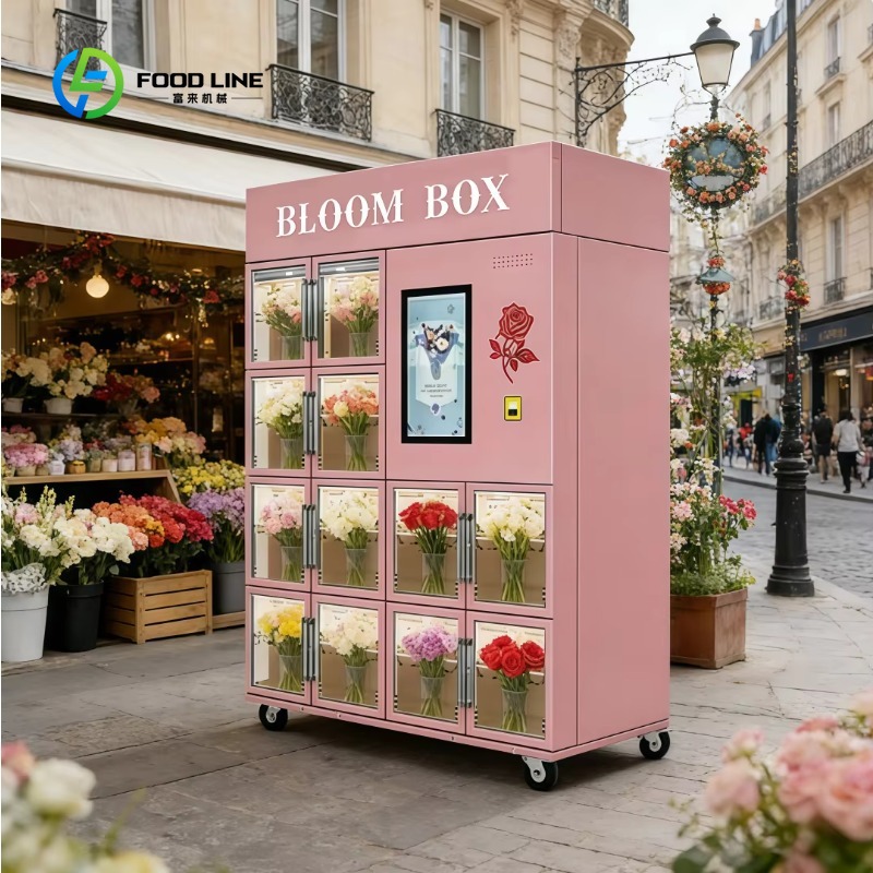 เครื่องจำหน่ายดอกไม้แบบอัตโนมั - Commercial Vending Machine บทวิจารณ์และราคา
