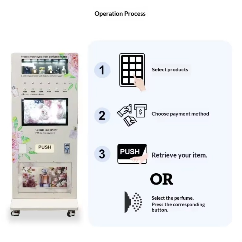 ตู้จำหน่ายน้ำหอมแบบสเปรย์ ระบบ - Popcorn Vending Machine บทวิจารณ์และราคา