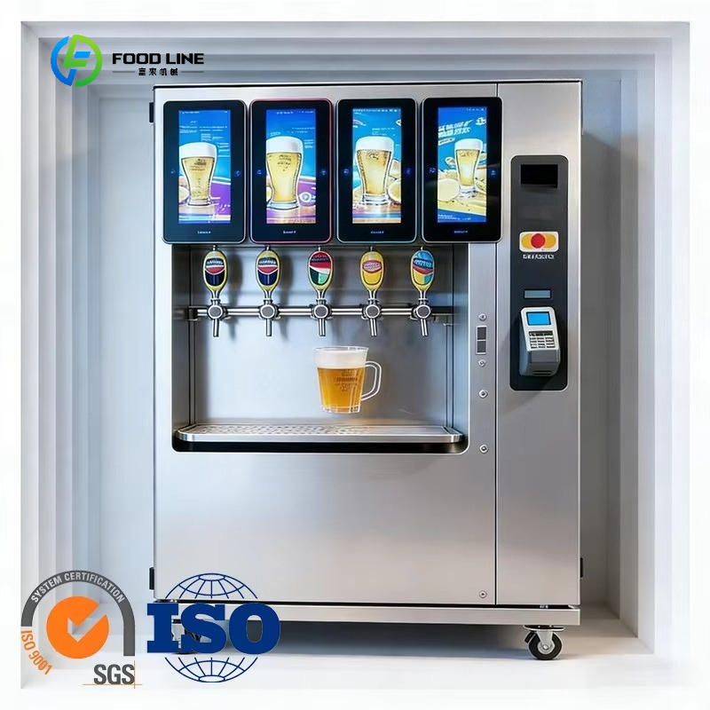 เครื่องจำหน่ายเบียร์โลหะแบบบริ - Popcorn Vending Machine บทวิจารณ์และราคา